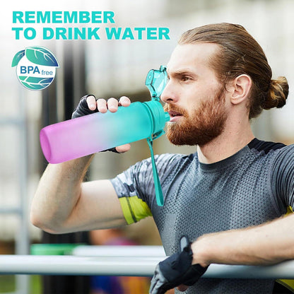 Sport Trinkflasche 1L BPA-frei Tritan Wasserflasche