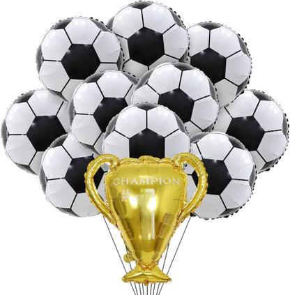 Fussball Party Dekoration Luftballons Trophäe Folienballons für