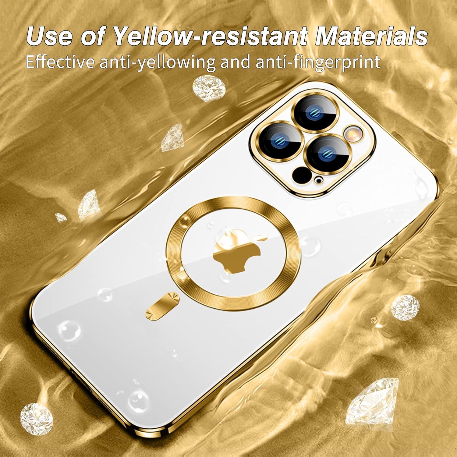 Klare Schlanke Hülle iPhone 13 Pro Max MagSafe Anti-Fingerabdruck Transparent