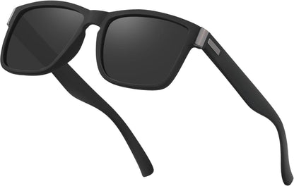 Polarisierte Sonnenbrille Herren Schwarz UV400 Polarisiert Sunglasses