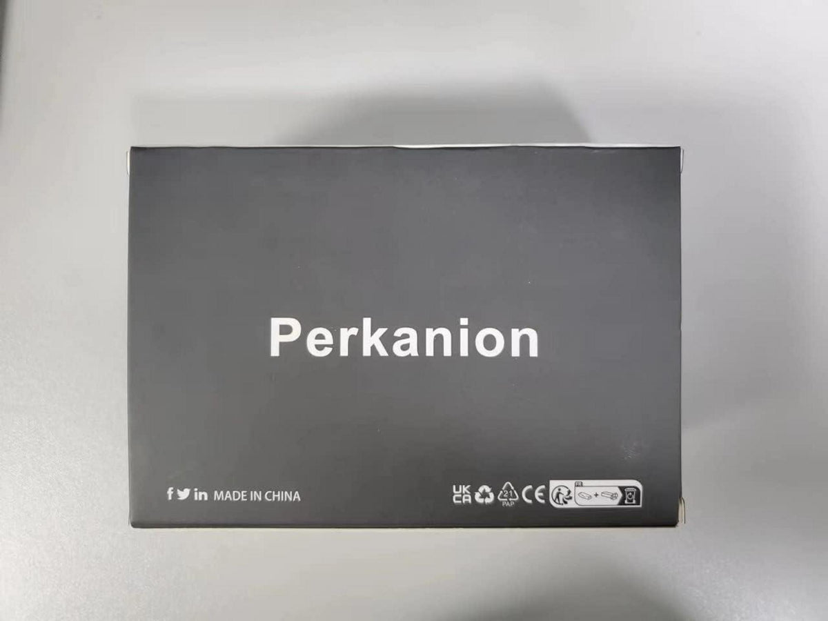 Perkanion Polarisierte Sonnenbrille Herren UV400 Schwarz Outdoor Angeln