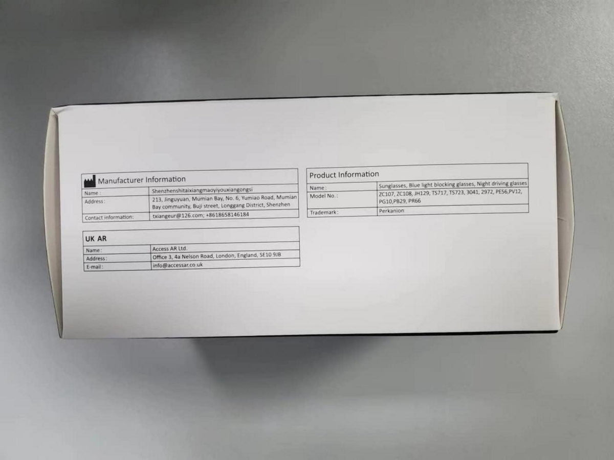 Perkanion Herren Sonnenbrille Polarisiert UV400 Schwarz Angeln Autofahren