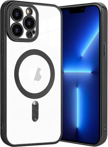 Schlanke Magnetische Hülle für iPhone 11 Pro mit Magsafe - Schwarz
