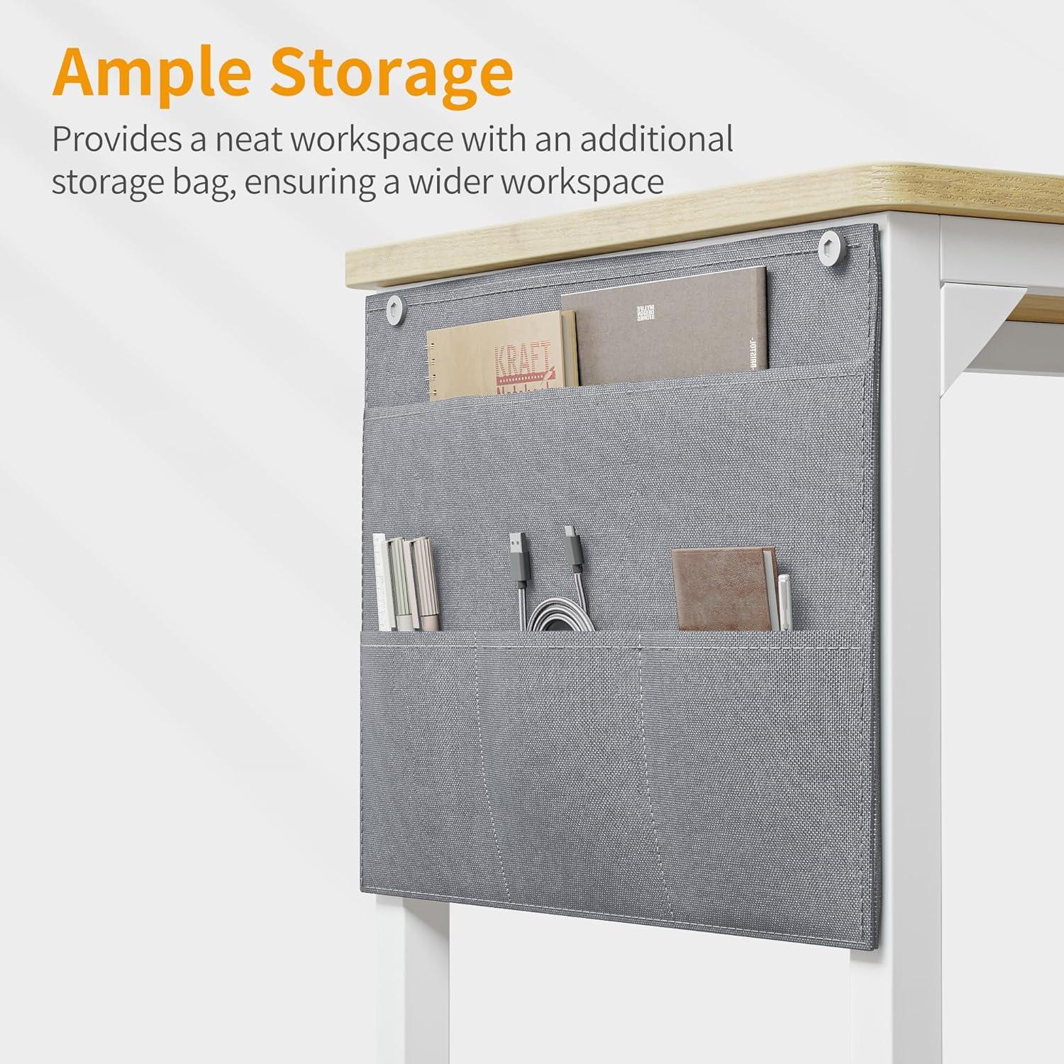 Moderne Schreibtisch 96x40cm Klein PC-Tisch Stabilisiert Holzoptik