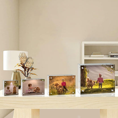 Acrylrahmen 4er Set 15x10 cm Bilderrahmen