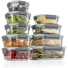 Glas-Frischhaltedosen Set 18-teilig für Meal Prep