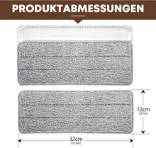 Mikrofaser Ersatzkopf Wischmopp Pads für alle Böden, 3er-Set