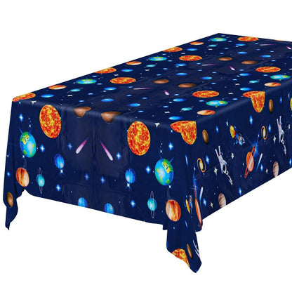 Astronauten Tischdecke Geburtstag Party Wasserdicht 130x220cm