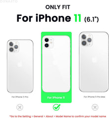 ORNARTO iPhone 11 Silikon Case Ultra Dünn Blau 6,1 Zoll