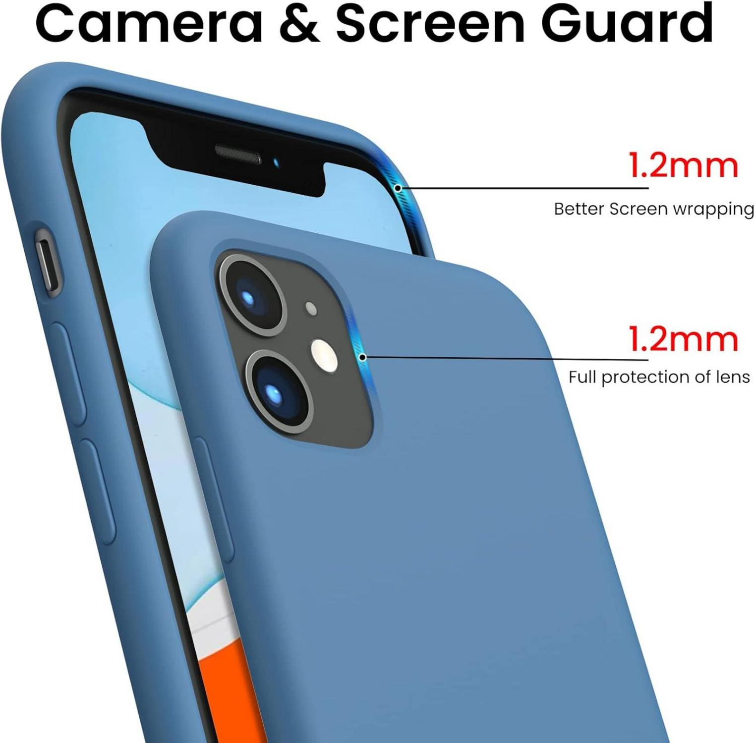 iPhone 11 Silikon Case Ultra Dünn Flüssig Handyhülle Schutz 6,1 Zoll