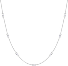 Echte 925 Sterling Silber vergoldete Damen Geburtsstein Halskette