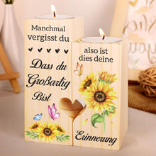 Kerzenhalter Schmetterlinge Blumen Herzform Geschenk Frau