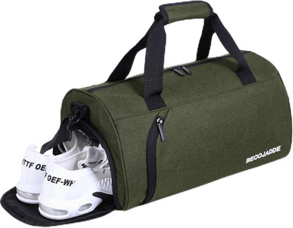 Sporttasche mit Schuhfach & Nassfach, wasserdicht, 25L, Armeegrün