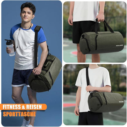Sporttasche Duffel Bag mit Schuh- & Nassfach, wasserdicht, 25L