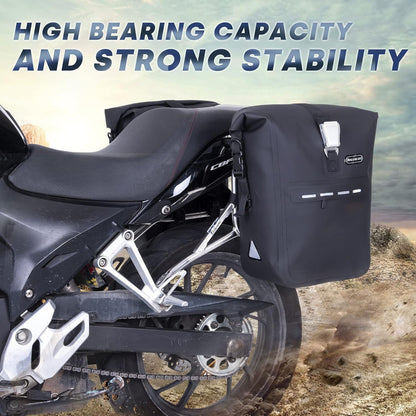 Wasserdichte Motorrad Gepäcktasche TPU Schnellverschluss 22-30L