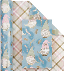 Wendbares Weihnachtsgeschenkpapier Blau-lila 43,2 cm x 10 m