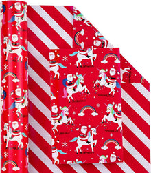 Wendbares Weihnachtsgeschenkpapier Minirolle 43,2 cm x 10 m