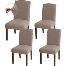Stuhlhussen Set 4-teilig Jacquard Sand | Esszimmer & Küche