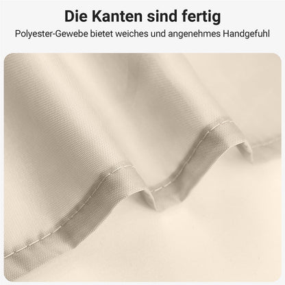 Duschvorhang Beige 80x180cm Antischimmel Wasserabweisend Waschbar