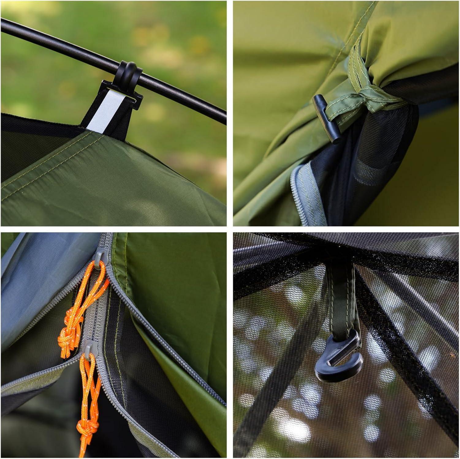 Night Cat Campingzelt 1-2 Person wasserdicht Rucksackzelt Leichtgewicht