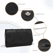 Miss Lulu Damen Clutch Schultertasche Crossbody Handtasche