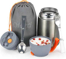 Thermobehälter 630ml Edelstahl Isolierbehälter Löffel Gabel