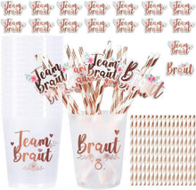 JGA Team Braut Deko Set Rosegold 16-teilig