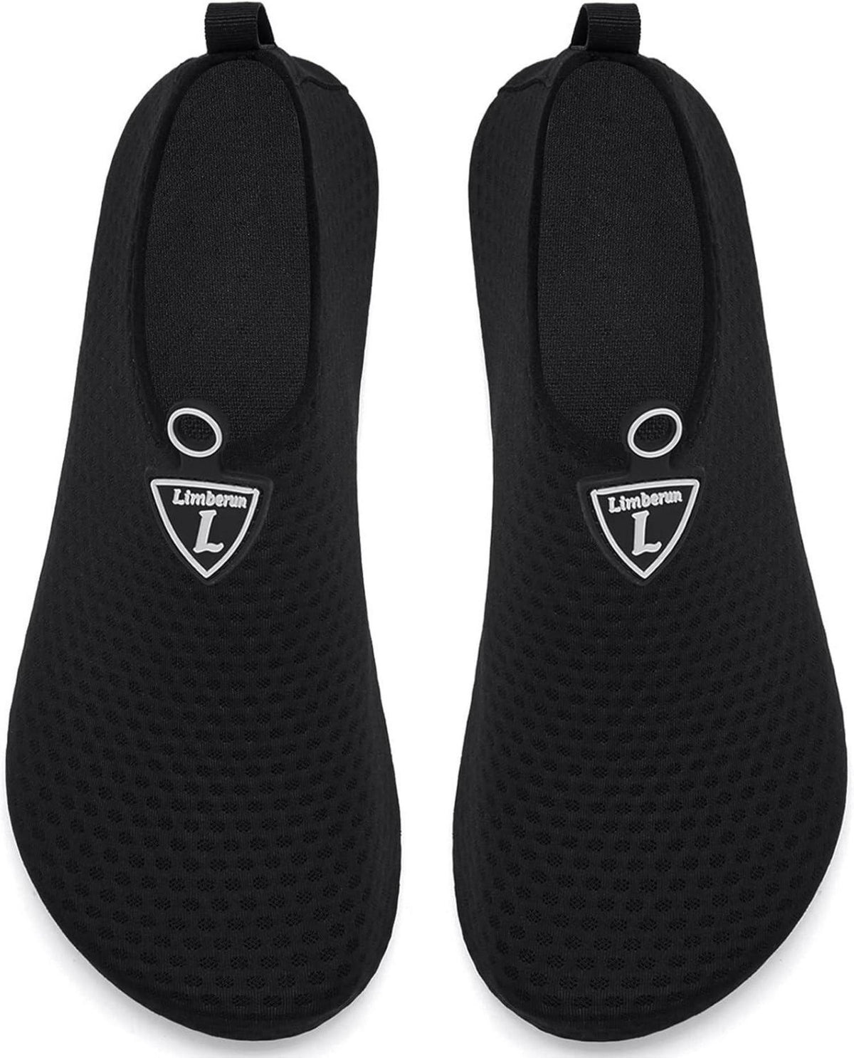 Limberun Damen Wasserschuhe Badeschuhe Strandschuhe Schwarz EU 34/35