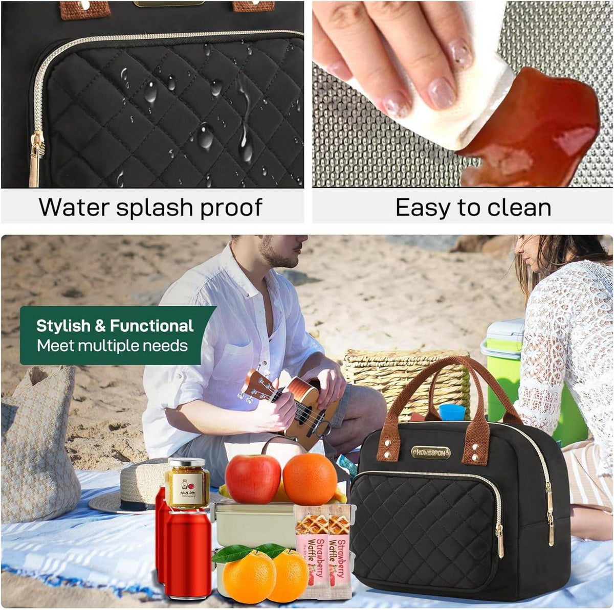 Isolierte Lunchtasche für Erwachsene - Auslaufsicher & Wärmeisoliert
