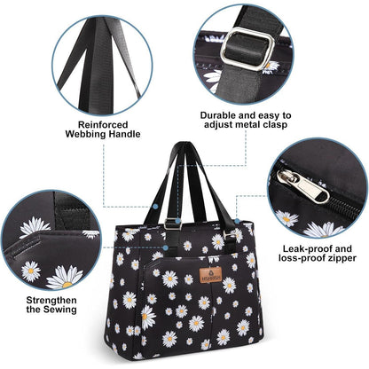 Lunchtasche Damen 12L, Kühltragetasche Wasserdicht & Auslaufsicher