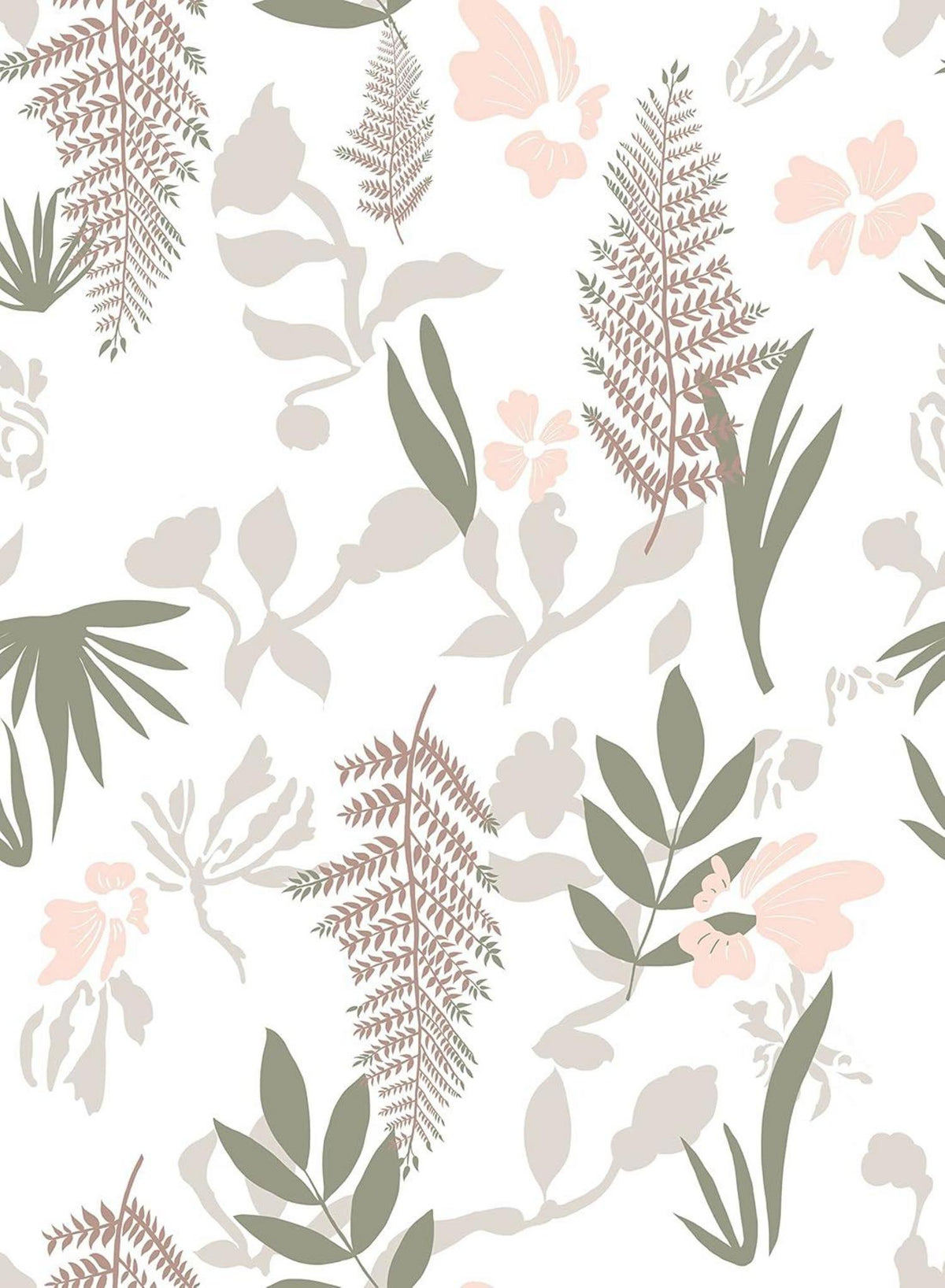 Selbstklebende Blumenmuster Tapete PVC Vinyl Möbelfolie Floral