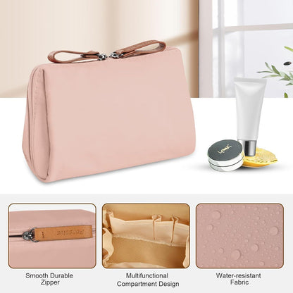 Kosmetiktasche mit Trennwand und
