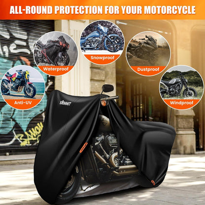 Motorrad Plane Abdeckung 420D Wasserdicht Premium-Qualität Harley