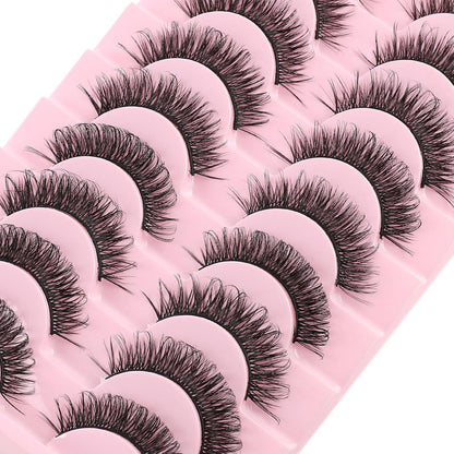 3D Cateye Wimpern Set | 10 Paar D Curl False Eyelashes