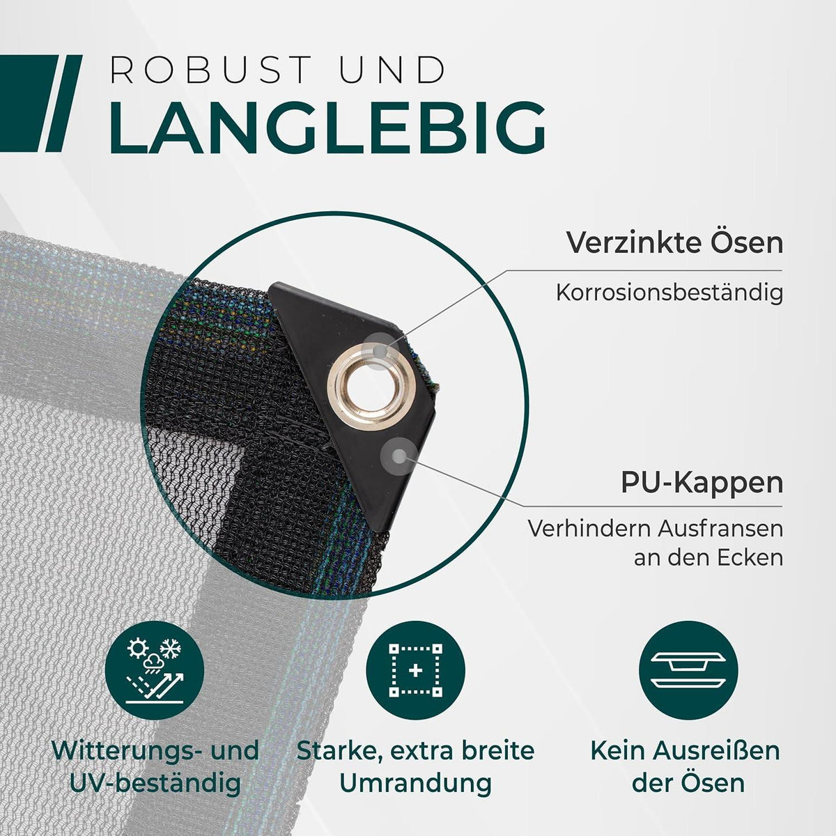 Feinmaschiges Anhängernetz 3x6m mit Gummizug – Ladungssicherung