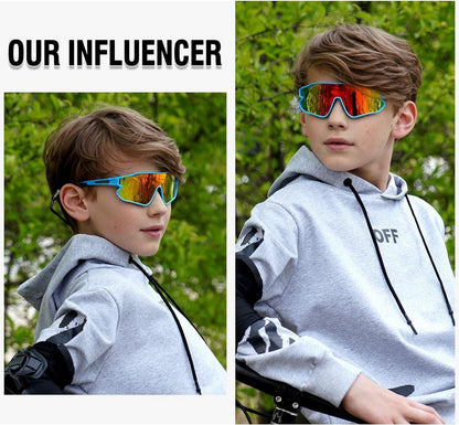 Kinder Sonnenbrille TR90 Rahmen UV400 Sport Radfahren Sonnenbrillen