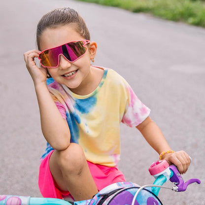 Kinder Sport Sonnenbrille UV400 TR90 Rahmen Leicht DK268