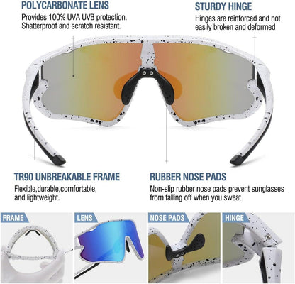 Kinder UV400 Sportsonnenbrille Baseball Radfahren DK268