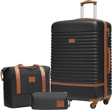 Koffer Set ABS Hartschalen Trolley 4 Rollen TSA-Schloss 3tlg