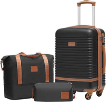 COOLIFE Koffer Trolley Set 3tlg ABS Hartschalen Handgepäck-Set
