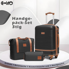 COOLIFE Koffer Trolley ABS Hartschale 4 Rollen TSA-Schloss