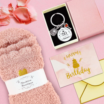 Epessa 50. Geburtstagskorb Frauen Geschenkset Mutter Tante Kollegin