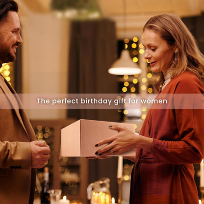Epessa 50. Geburtstag Geschenkset Frauen Weinbecher Badebombe Socken Box