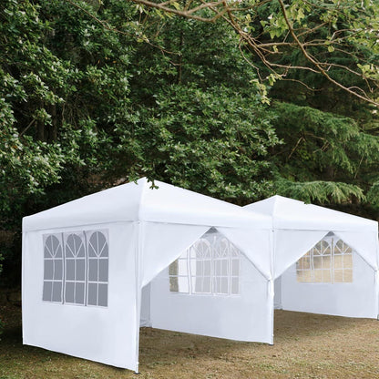Faltpavillon 3x3m mit Seitenteilen – Garten & Partyzelt