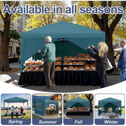 Faltpavillon 3x3m mit Seitenteilen – Garten & Partyzelt
