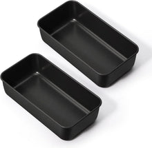 Edelstahl Brotbackform 2er Set Schwarz Antihaftbeschichtung