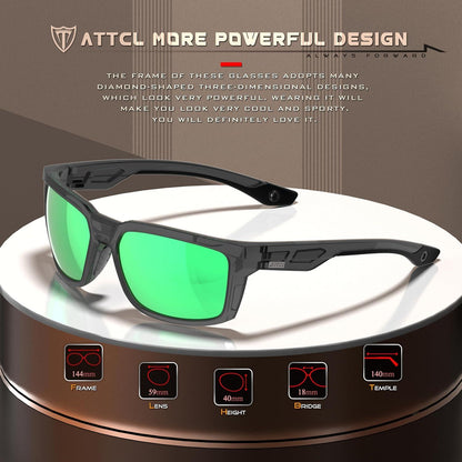 Polarisierte Sportbrille Herren mit TR90 Rahmen - UV400