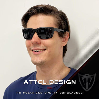 Polarisierte Sportsonnenbrille mit TR90 Rahmen, UV400-Schutz