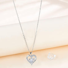 Herz Halskette Silber 925 mit Zirkonia für Damen - Geschenk