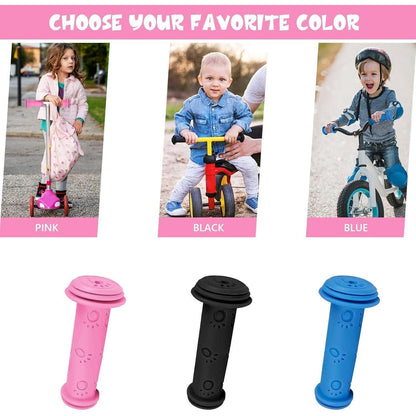 Fahrradgriffe Kinder 22mm – Rosa, Sicherheits-Gummi Grips